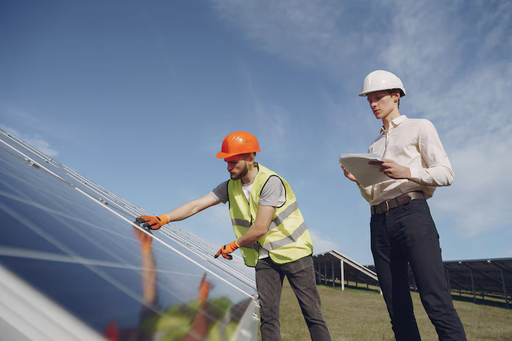 Rooftop solar installation