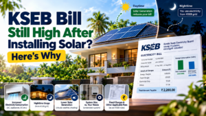 KSEB Bill Still High After Installing Solar? Here’s why